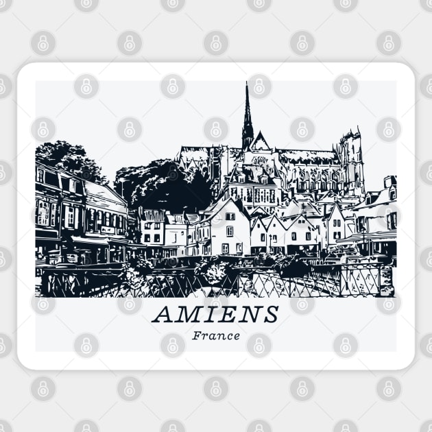 Amiens - France Sticker by Lakeric